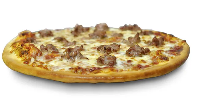 Pizza from Buona for Savory Trumps Sweet for Pi Day