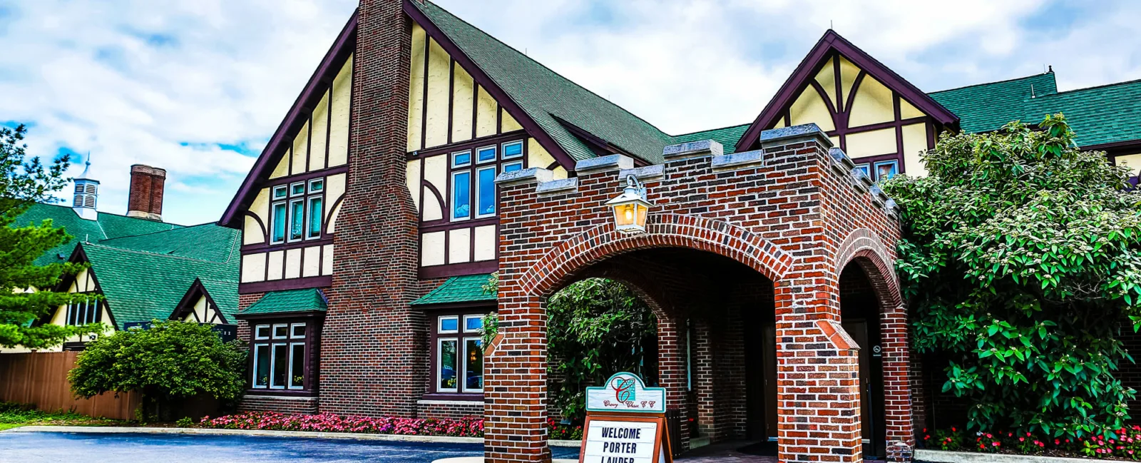 Front Clubhouse for Celebrate New Year's Eve at Chevy Chase Country Club's Newly Renovated Devonshire Room