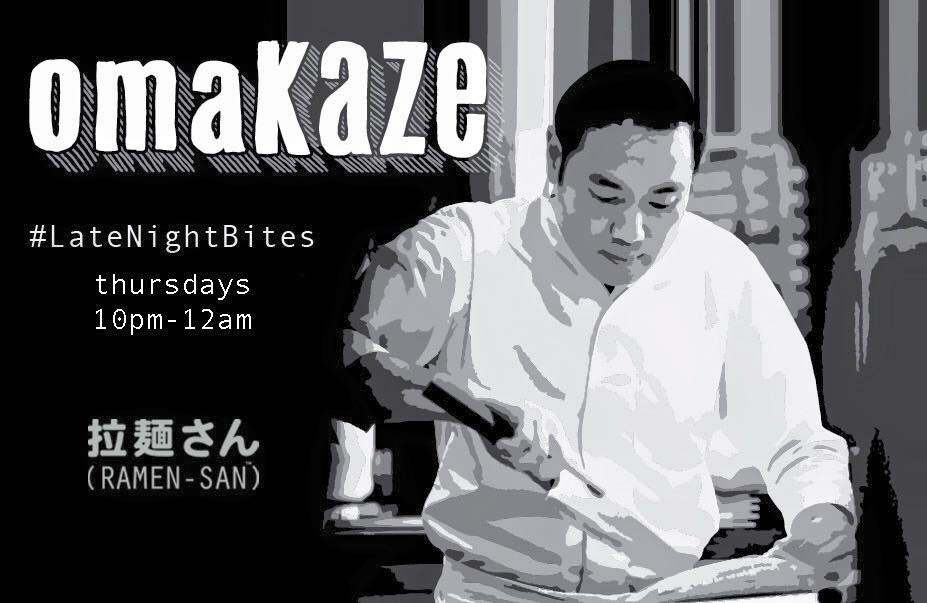 Image for Weekly Late Night Bites OmaKAZE Dinner Series at Ramen san