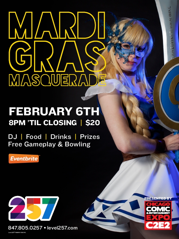 Image for Mardi Gras Masquerade at Level 257 Presented by C2E2