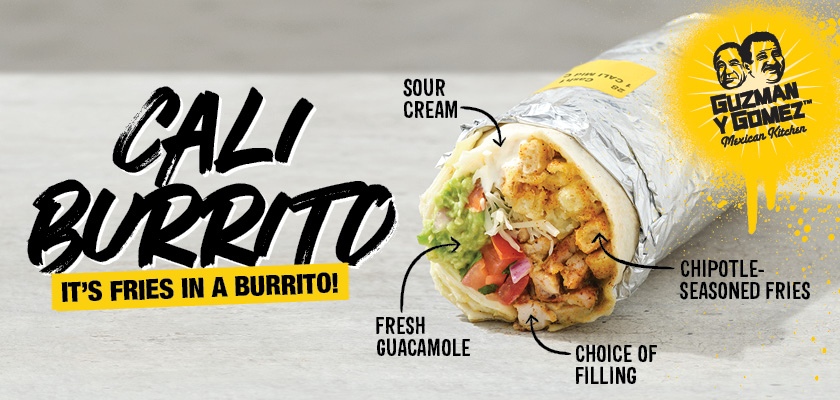 Image for Guzman y Gomez Launches Cali Burrito Campaign