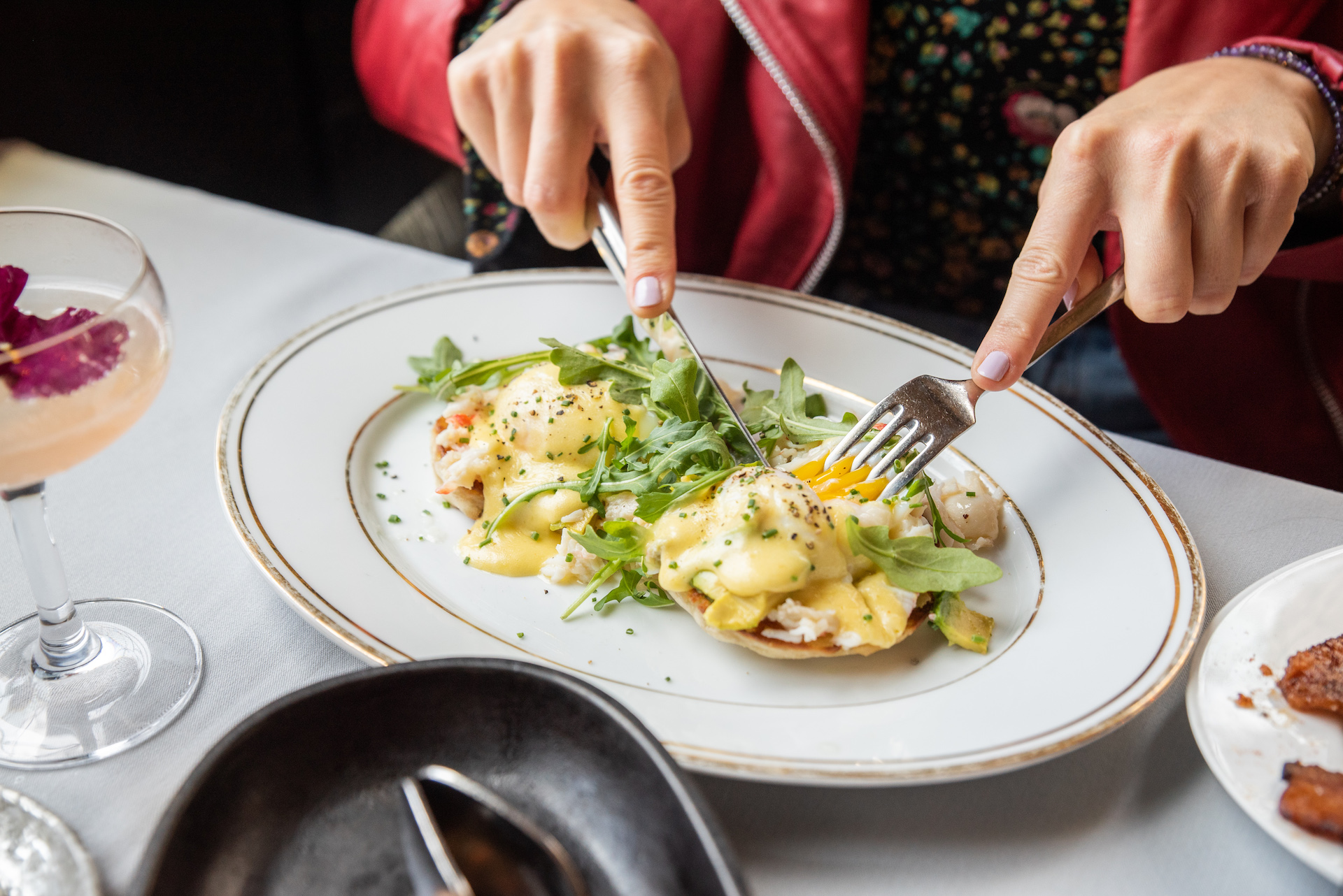 Alaskan King Crab Eggs Benedict for Maple & Ash Launches New Sunday Brunch