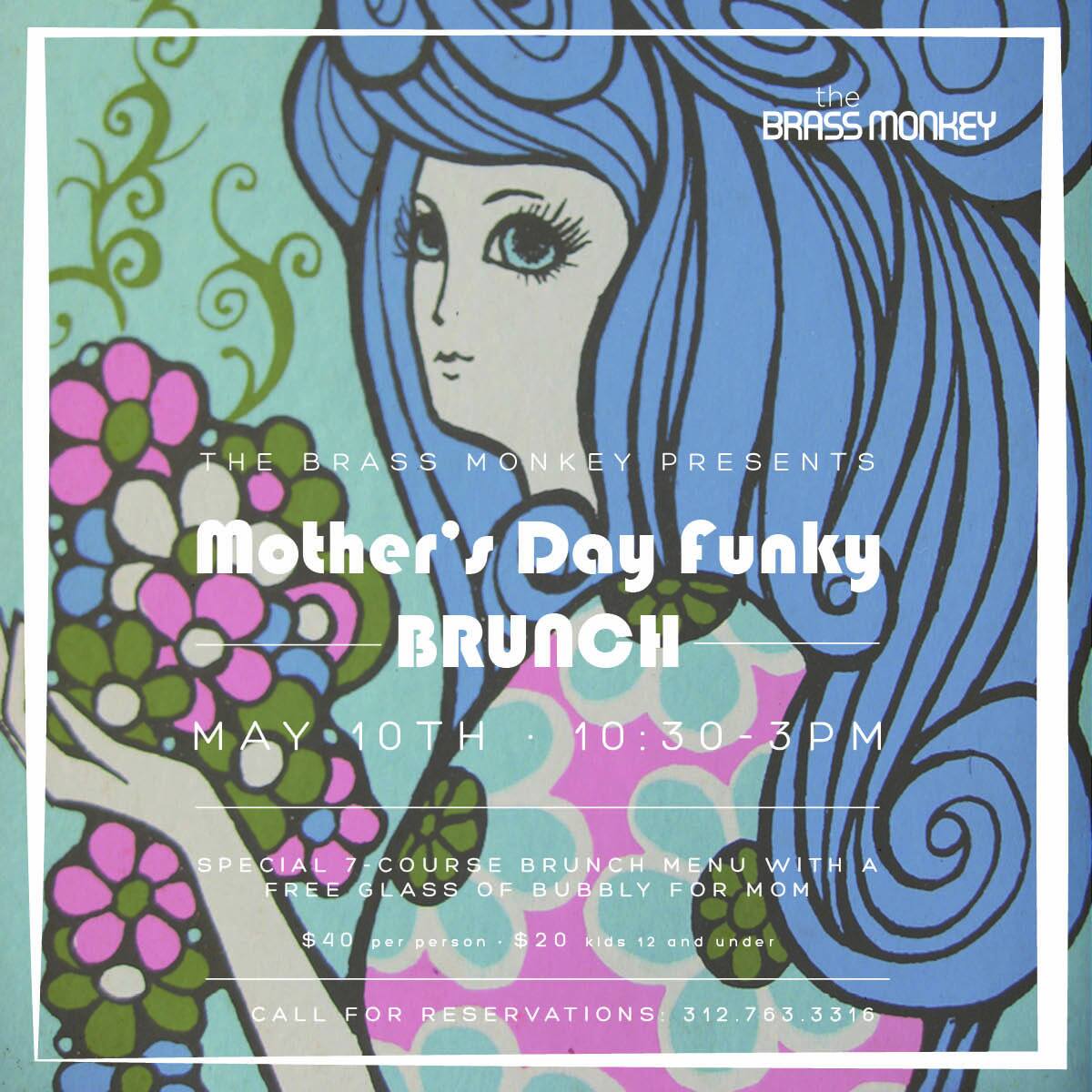 BM MothersDay for The Brass Monkey Mother's Day Funky Brunch