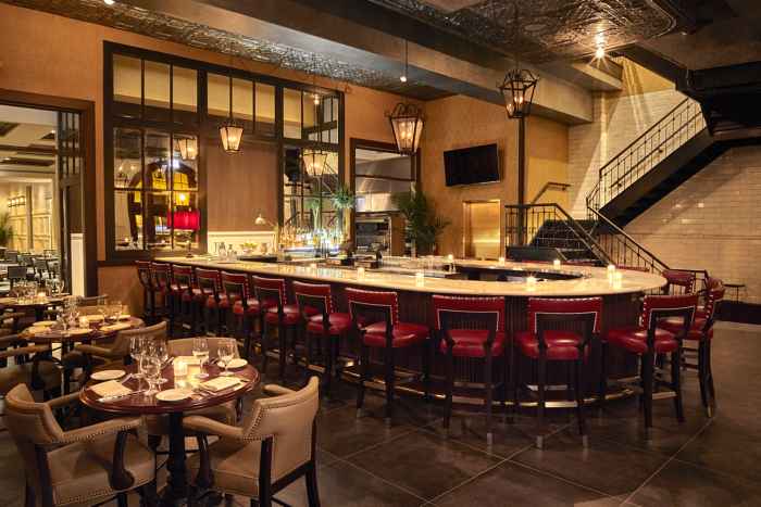 Bar At Chicago Firehouse for Happy Hour Menu at The Chicago Firehouse