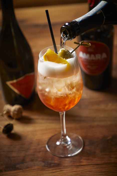 Bar Roma Spritz for New Year's Eve at Bar Roma