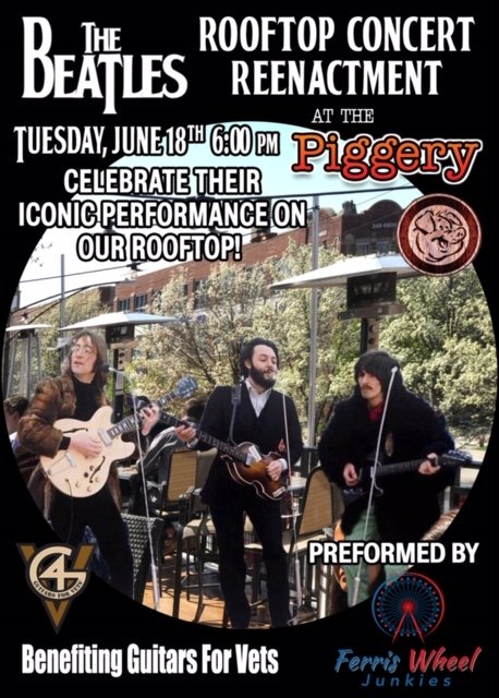 Beatles for The Piggery Hosts a Live Tribute to The Beatles' Rooftop Concert