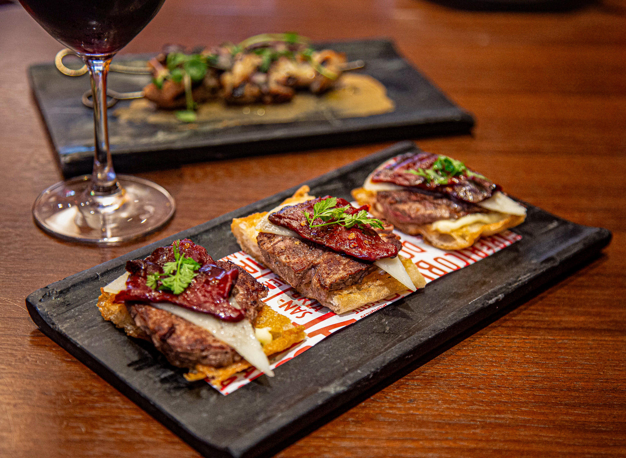 Beef Montadito 4 for Tomatina Festival Returns to Jaleo Chicago