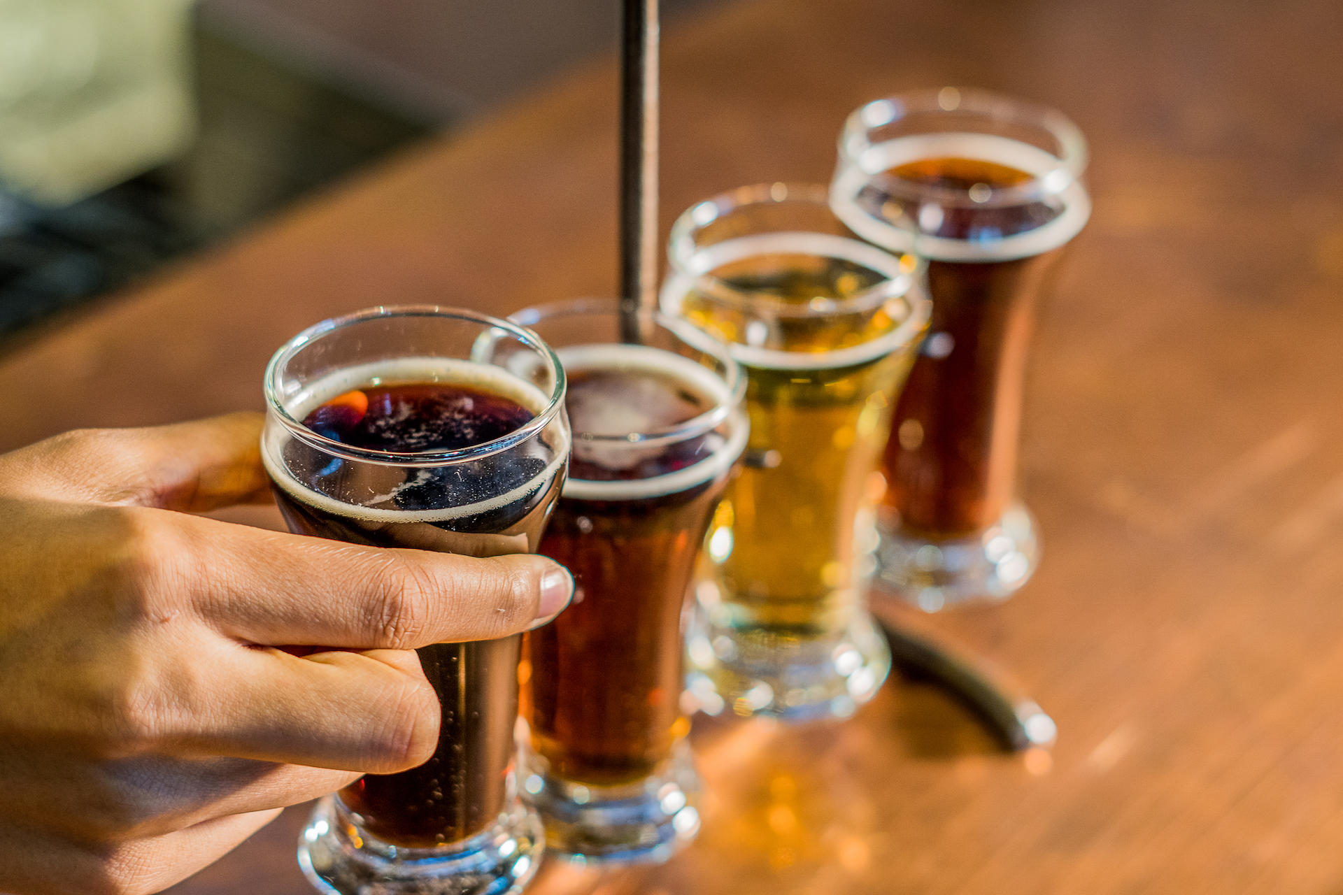 Beer Flight for City Works Eatery & Pour House Celebrating National Beer Day, April 7th
