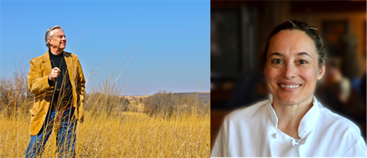 Bill Kurtis And Sarah Stegner for National Forest Foundation and Midewin National Tallgrass Prairie To Celebrate Silver Anniversary, featuring journalist Bill Kurtis and Chef Sarah Stegner
