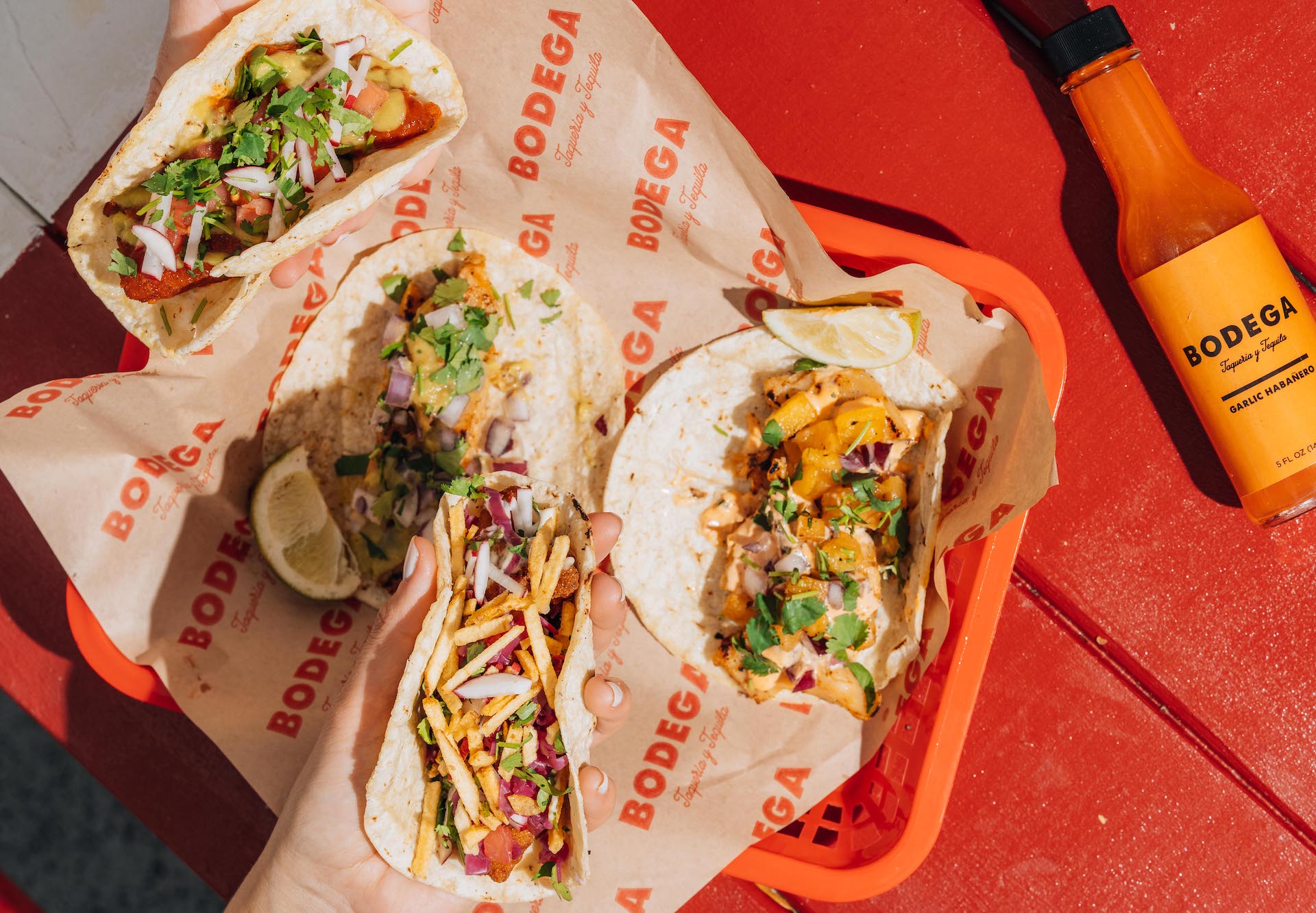Bodega Taqueria Y Tequila Assorted Tacos for South Florida's, Bodega Taqueria y Tequila, Plans Nationwide Expansion Starting with Chicago in Spring 2023