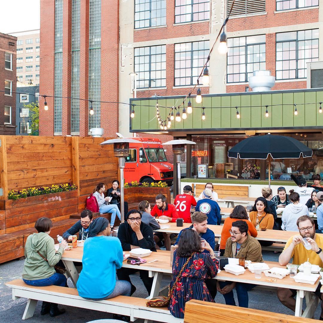 Bridgeport Patio 7 for Antique Taco Bridgeport Launches Summer Food Truck Series on Wednesday, May 8