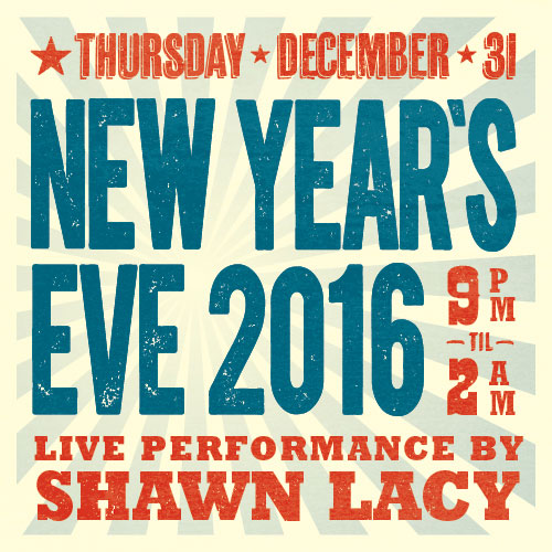 Bub City NYE for New Years Eve with Shawn Lacy
