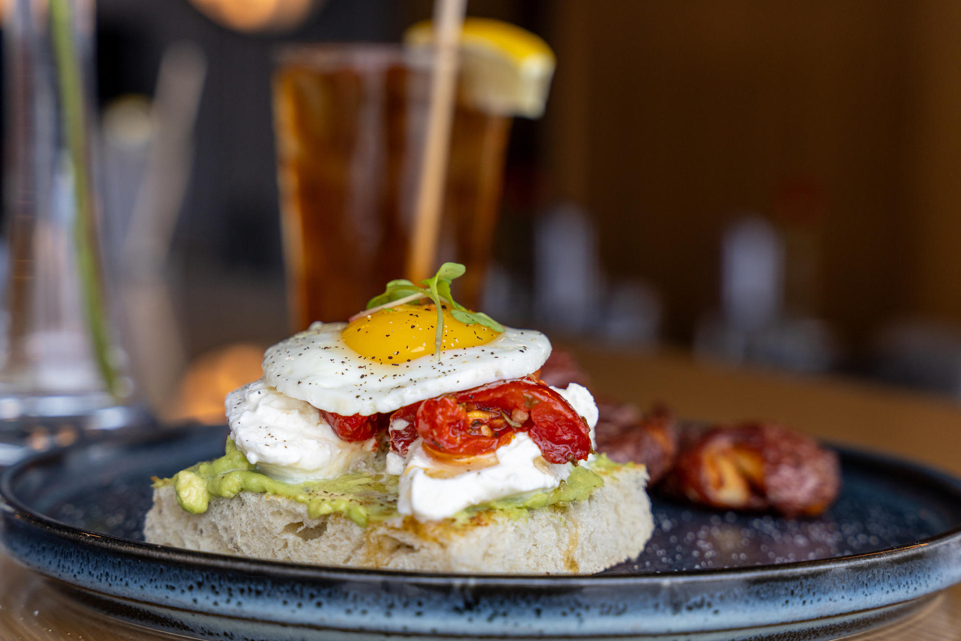 Burrata Toast At Thorn Restaurant Lounge for Rosemont Restaurant Week Returns March 3rd 9th