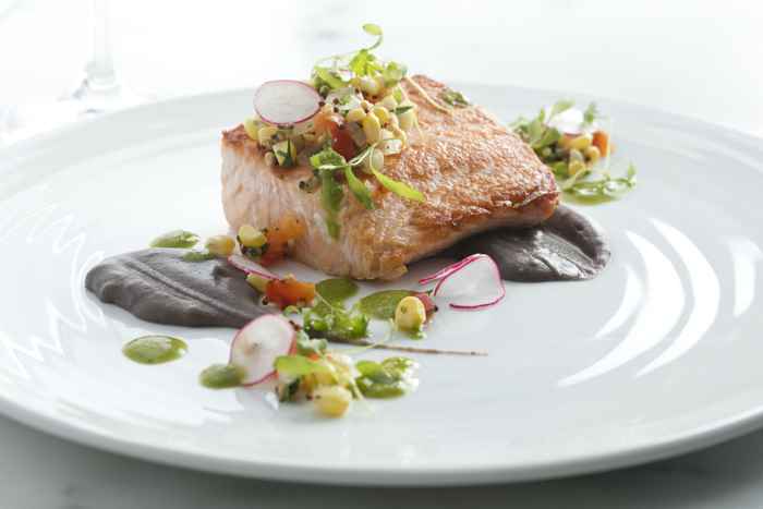 Chiph P489 Nomi Salmon for Wines of the Rhone Valley Dinner, 12/6