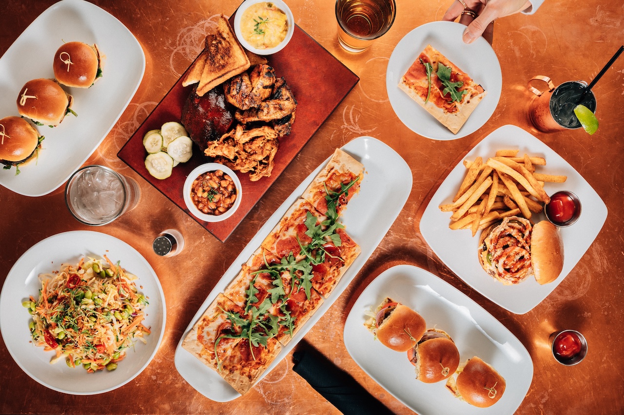 Cwotph New Menu Flatlay April2025 Edit for Old Town Pour House and City Works Eatery & Pour House Launch New Menu