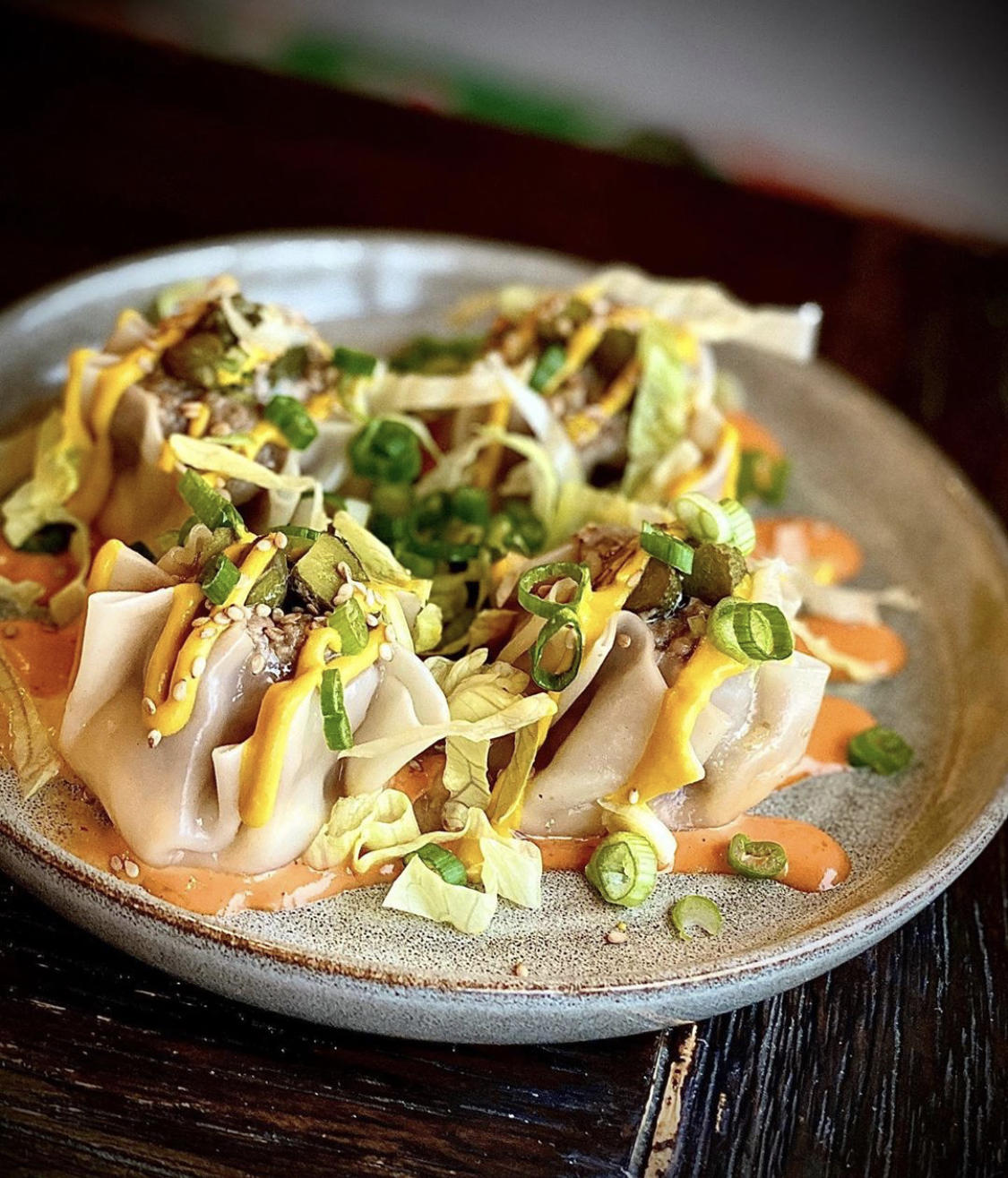 Cheeseburger Shumai for Cheeseburger Shumai for Year of the Rat at Fat Rice