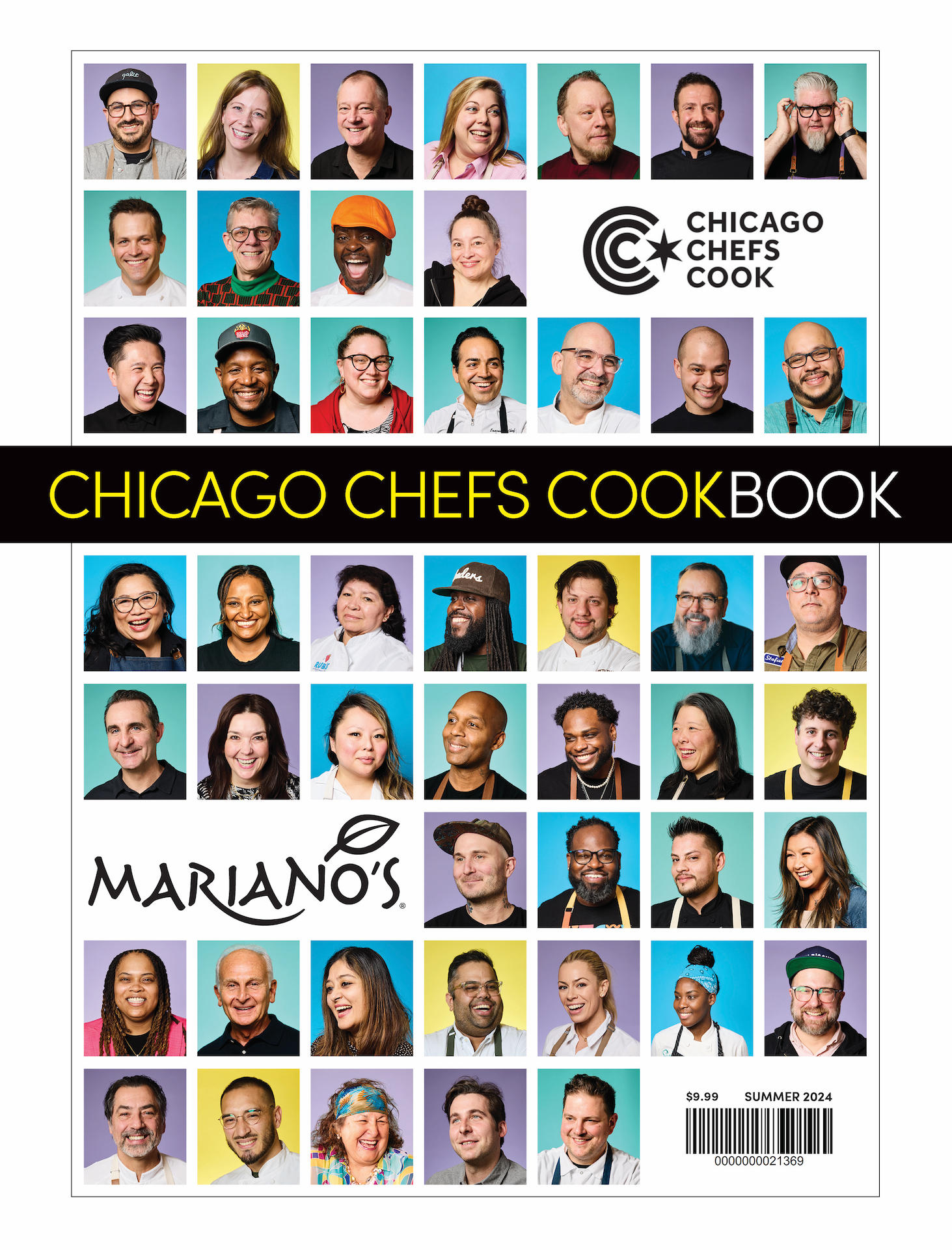 Chicago Chefs Cookbook Cover 2024 for Chicago Chefs Cookbook Launches May 11 with Event at Mariano's Lakeview East