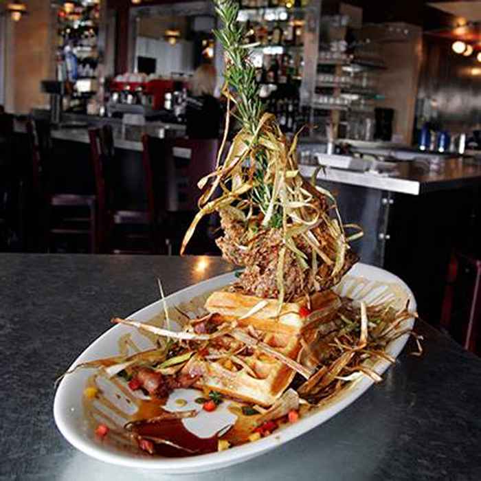 Chix Waffles for Celebrate National Waffle Day at Hash House a Go Go