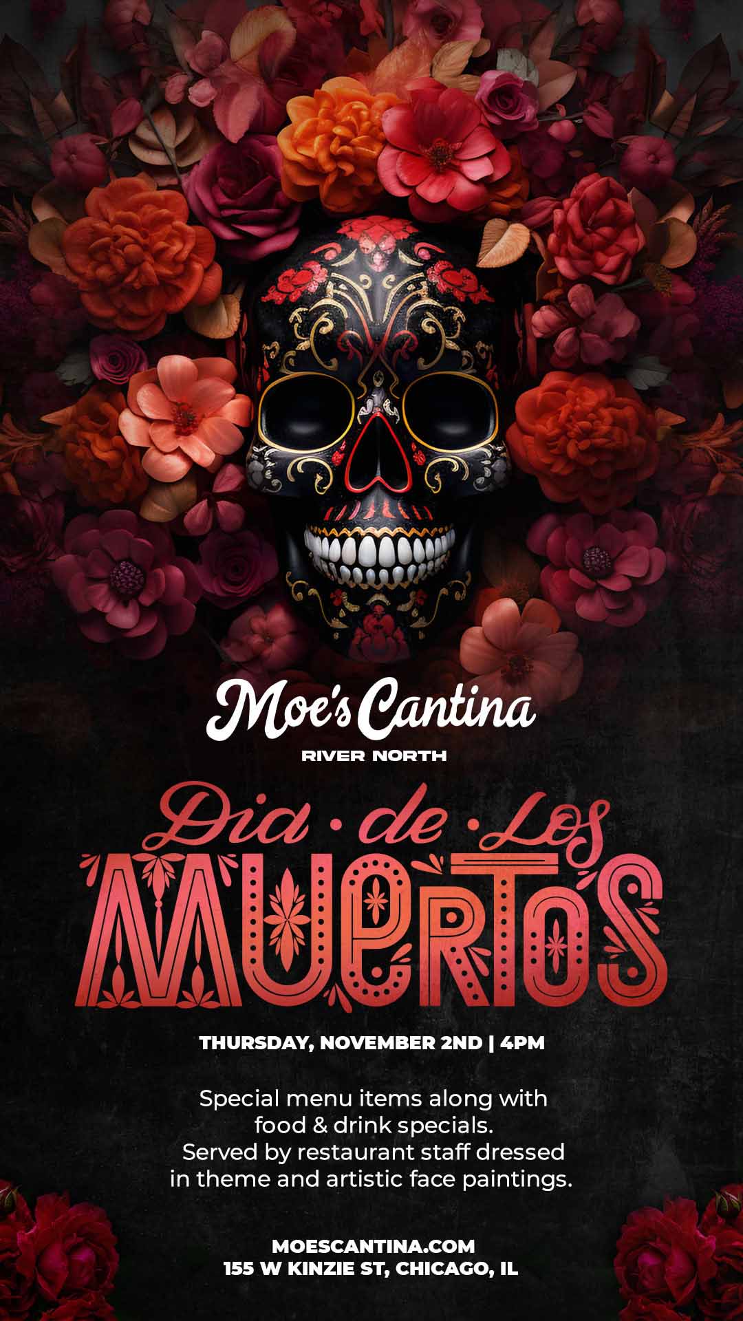 Dia De Los Muertos 2023 for Moe’s Cantina to Celebrate Day of the Dead with Special Food and Drink Offerings