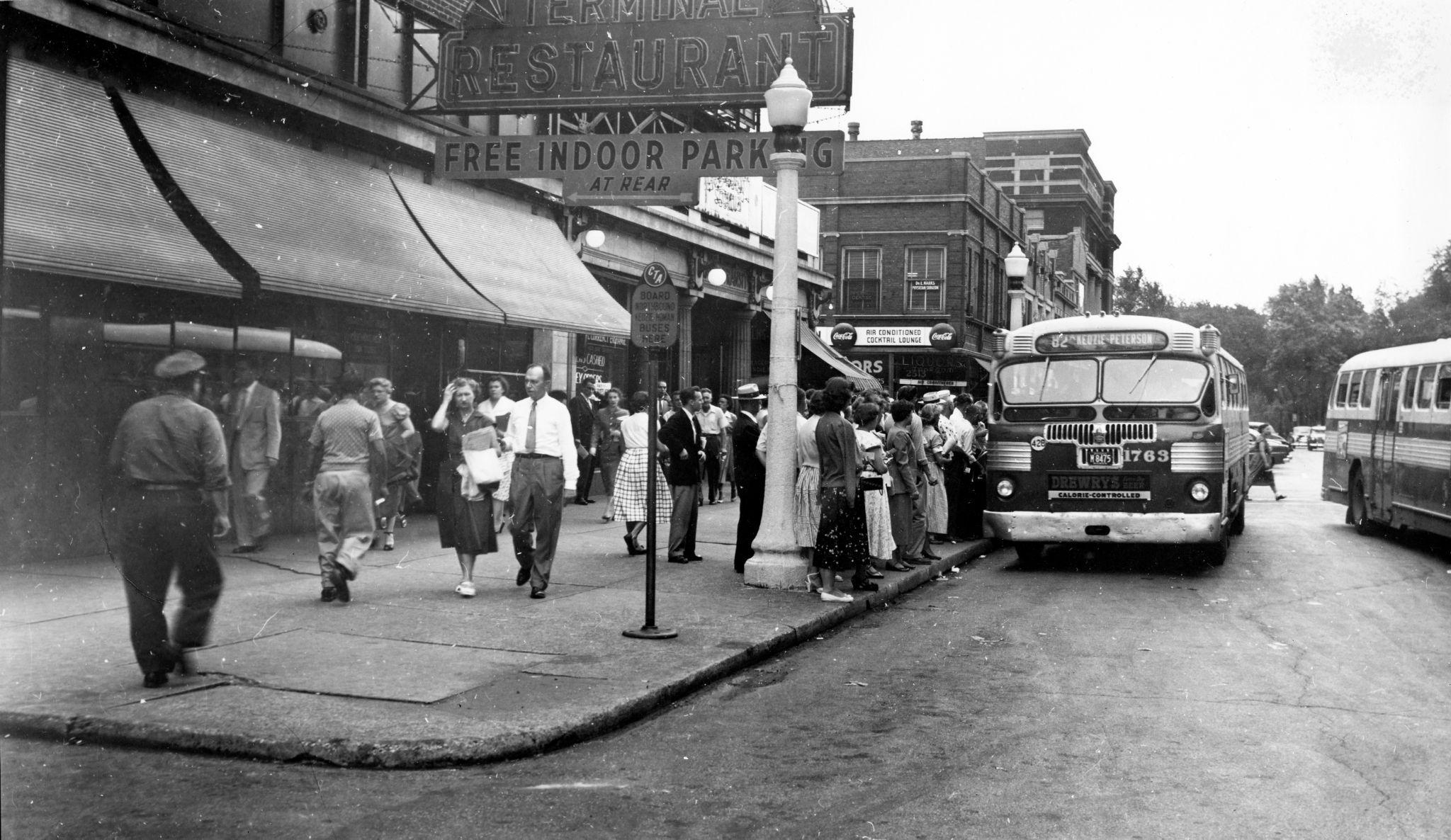 East Side Of Kedzie Service Drive 8 5 1954 Use 1 for Andros Taverna Hosts Fundraiser Honoring Historic Neighborhood Greek Restaurant, Terminal