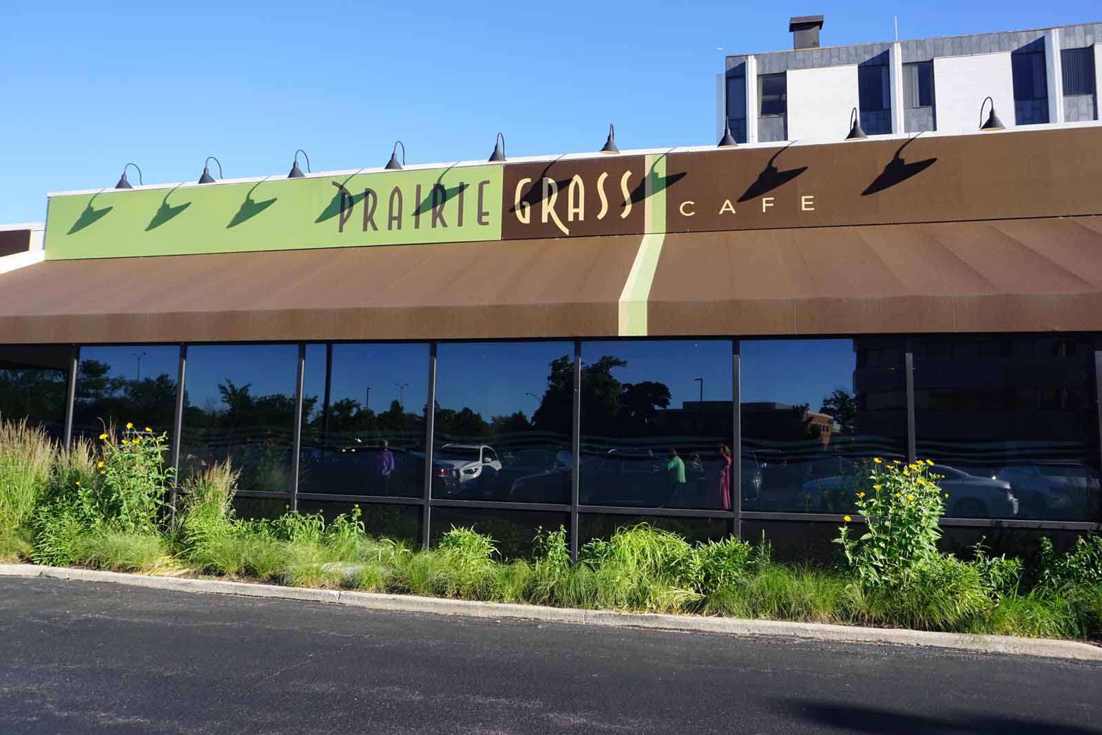 Exterior In Spring Photo By Cindy Kurman for Easter Brunch and Dinner at Prairie Grass Cafe in Northbrook