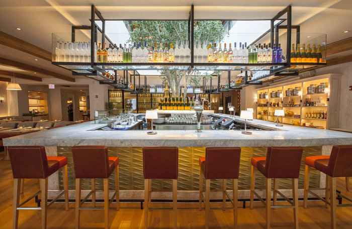 FIG OLIVE Main Bar for Fall in Love at FIG & OLIVE