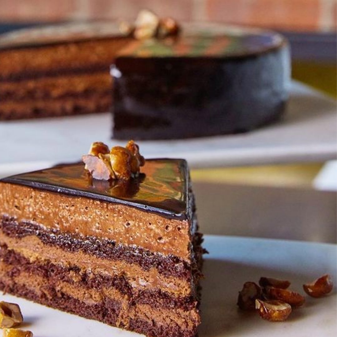 Formentos Chocolate Cake for New Italian Ice and Summer Desserts at Nonna's and Formento's