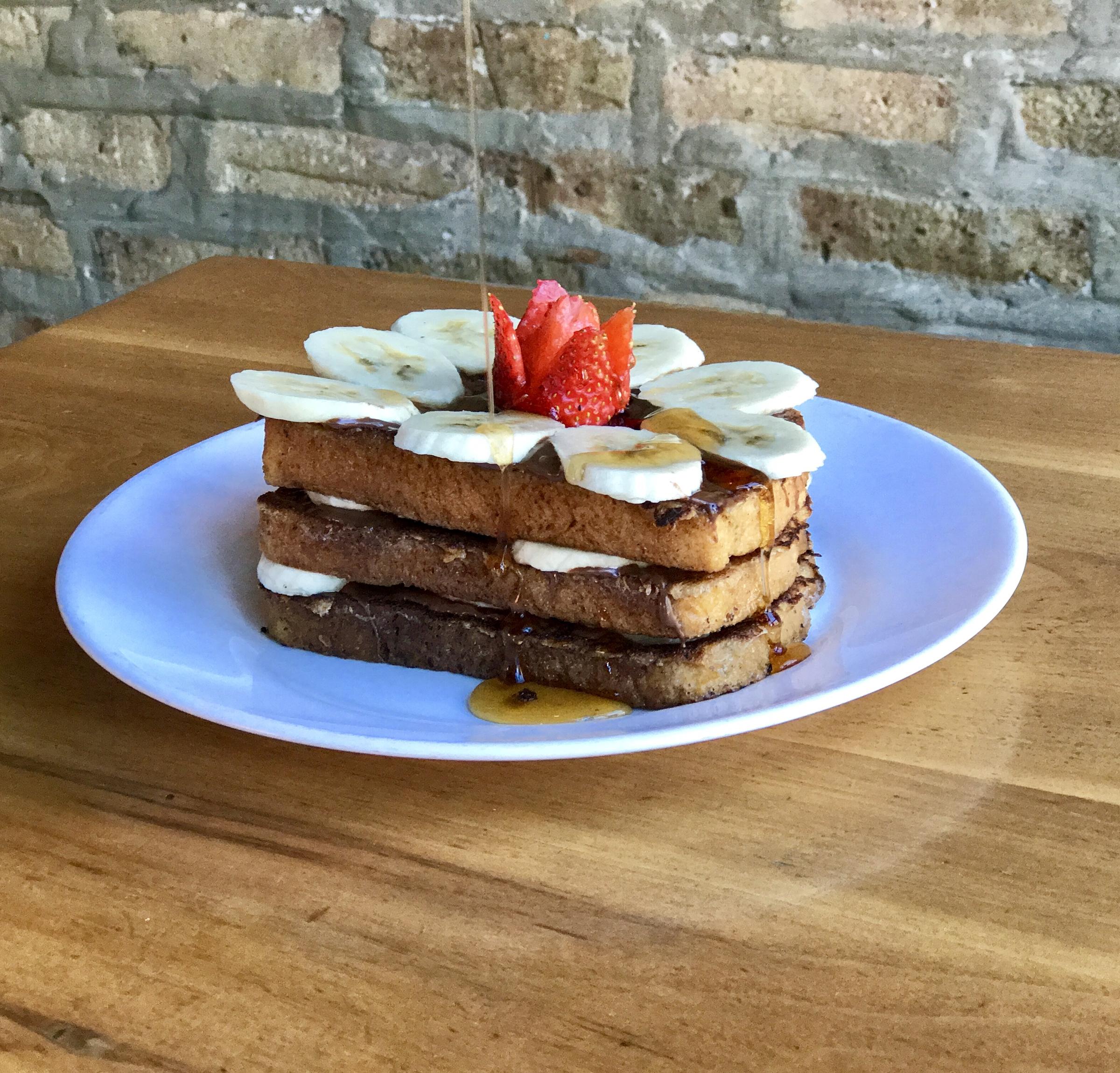 French Toast 10 22 for New Year’s Day Hangover Brunch at Mac’s Wood Grilled