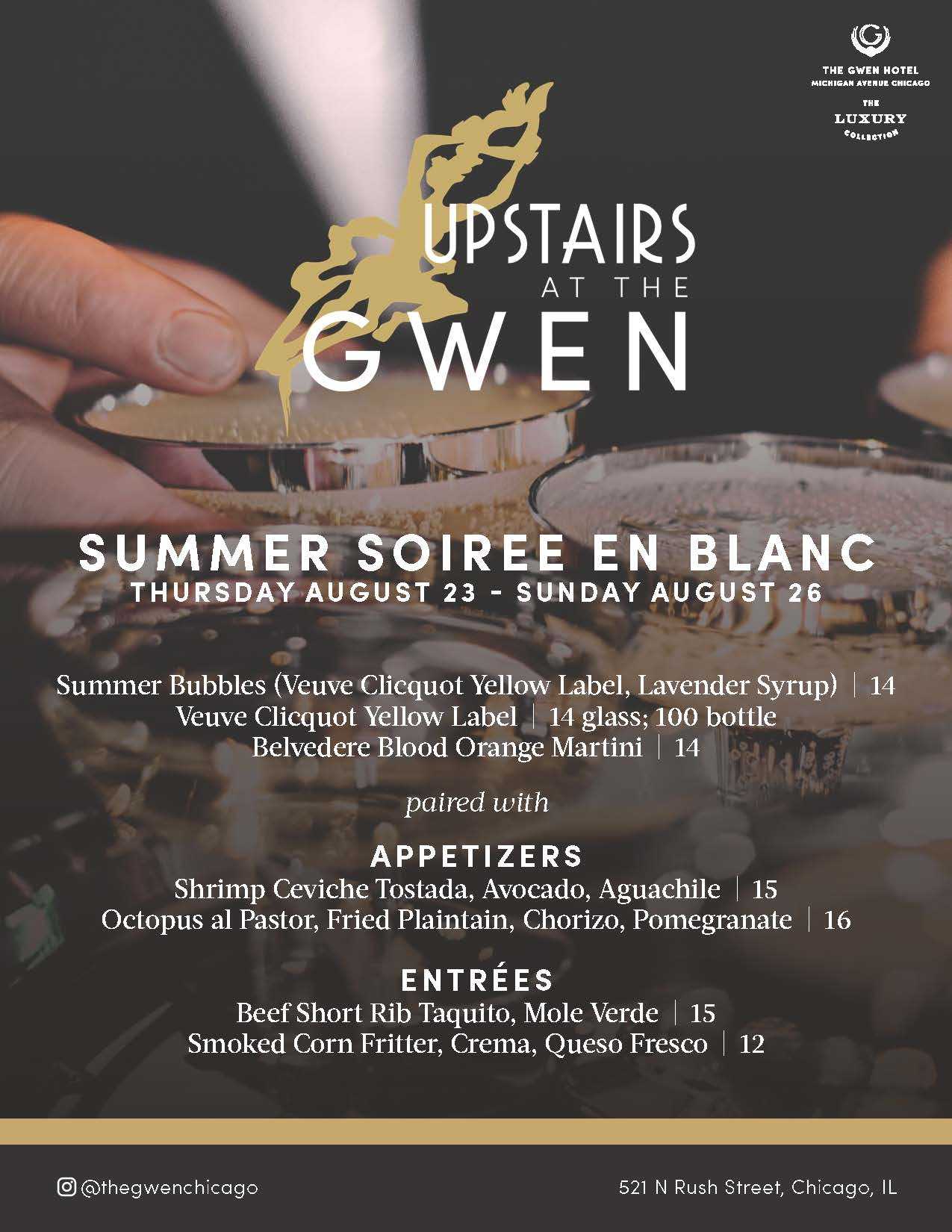 Gch Summer Soiree En Blanc 2018 5X7 V02 for Summer Soiree en Blanc at Upstairs at the Gwen