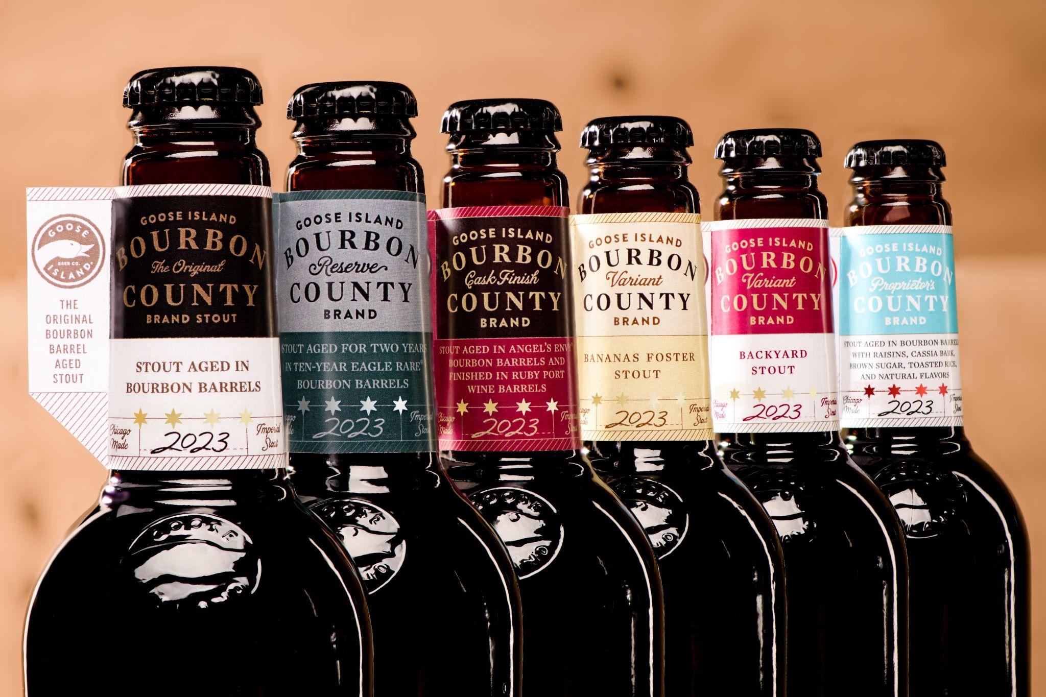 Gibc Bourbon County Lineup 2023 002 for Goose Island Beer Co. Announces 2023 Bourbon County Stout Variants