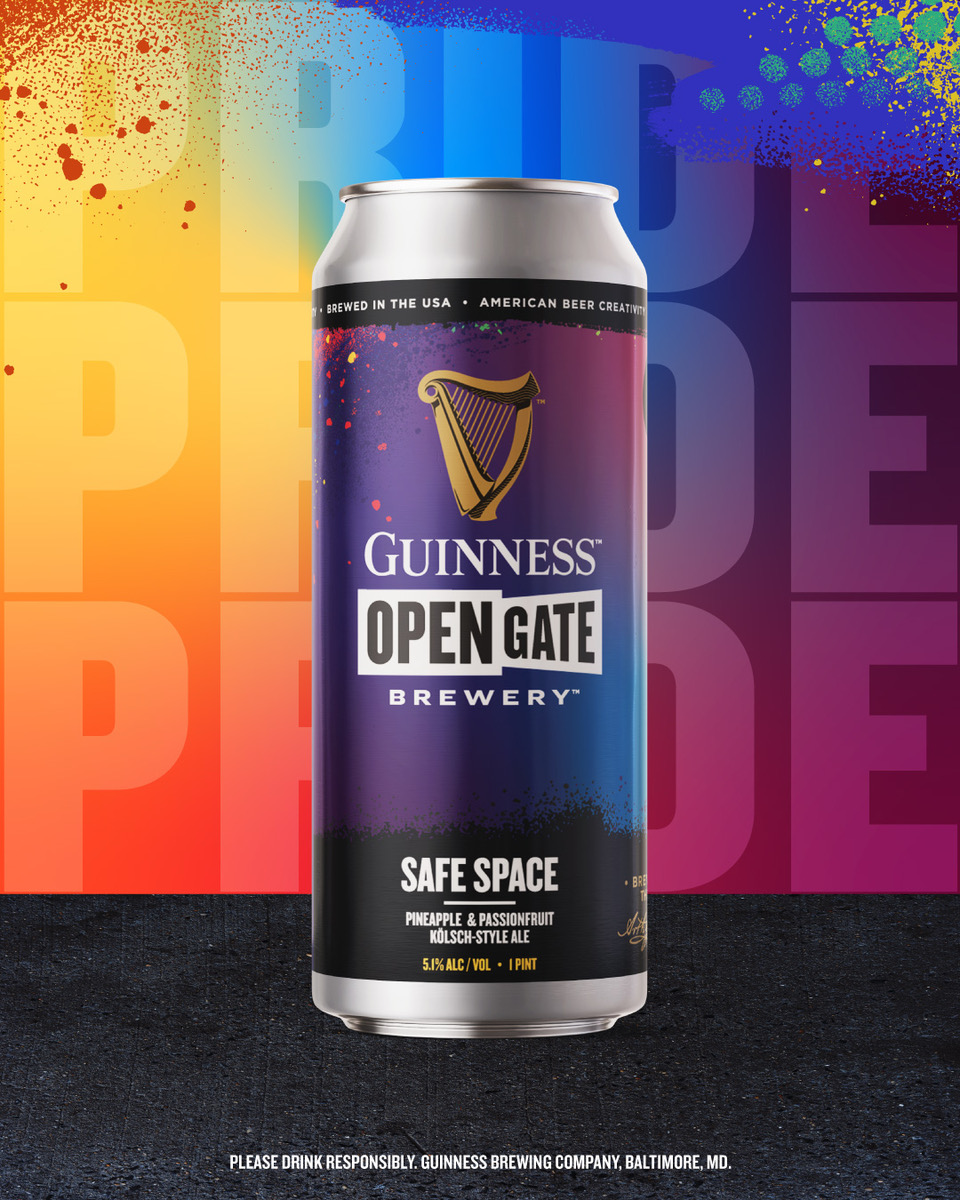 Guinness Pride Safe Space Beer June 2024 for Guinness Open Gate Brewery Chicago Announces Pints for Pride