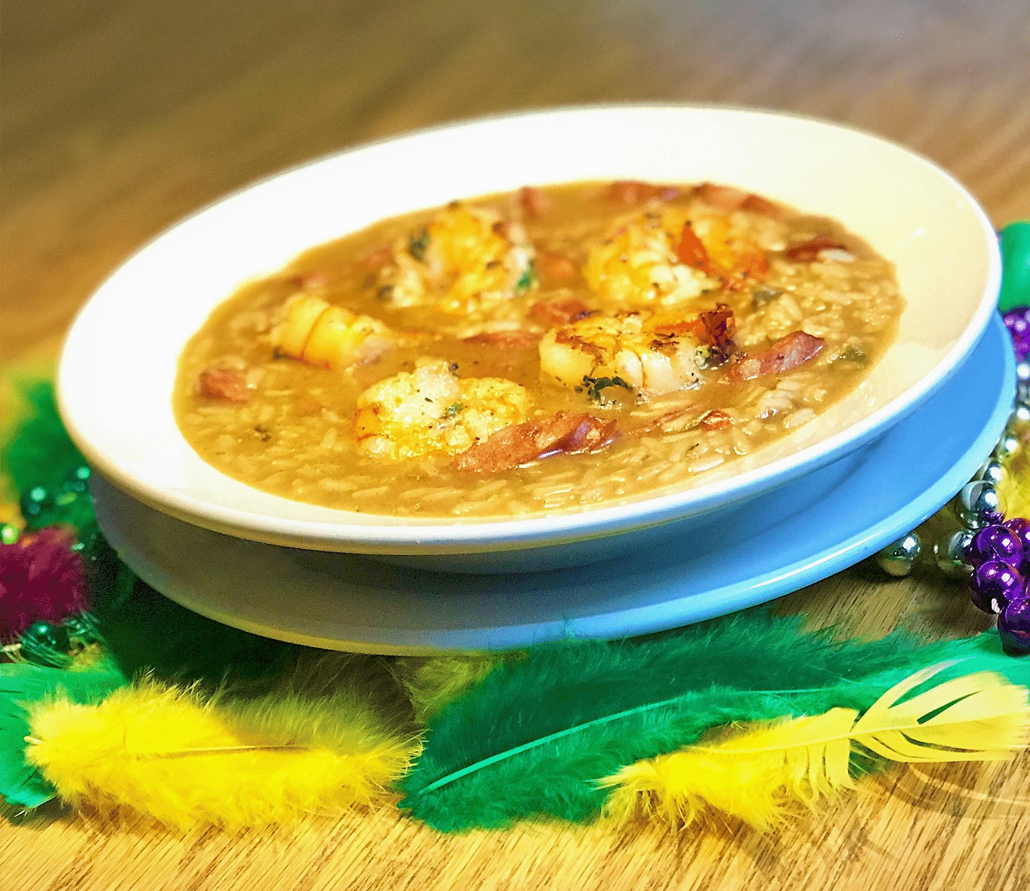 Gumbo 3 2 20 22 8 Bit Cropped for Fat Tuesday Gumbo Special at Tuman’s Tap & Grill