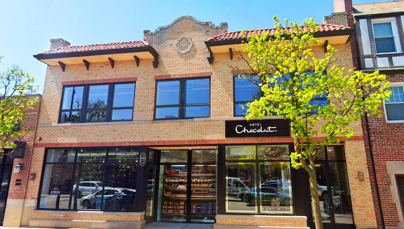 Hubbard Woods Storefront Courtesy of Hotel Chocolat for Hotel Chocolat Opens Fifth Chicago Location in Hubbard Woods