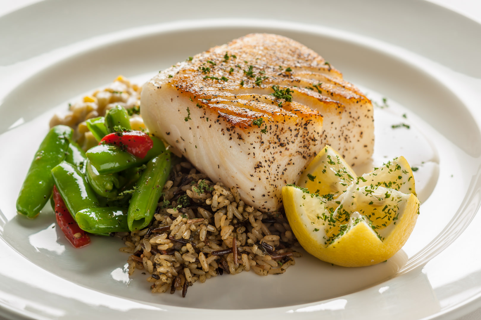 Iii Forks Seabass for Mother's Day Menu at III Forks Prime Steakhouse