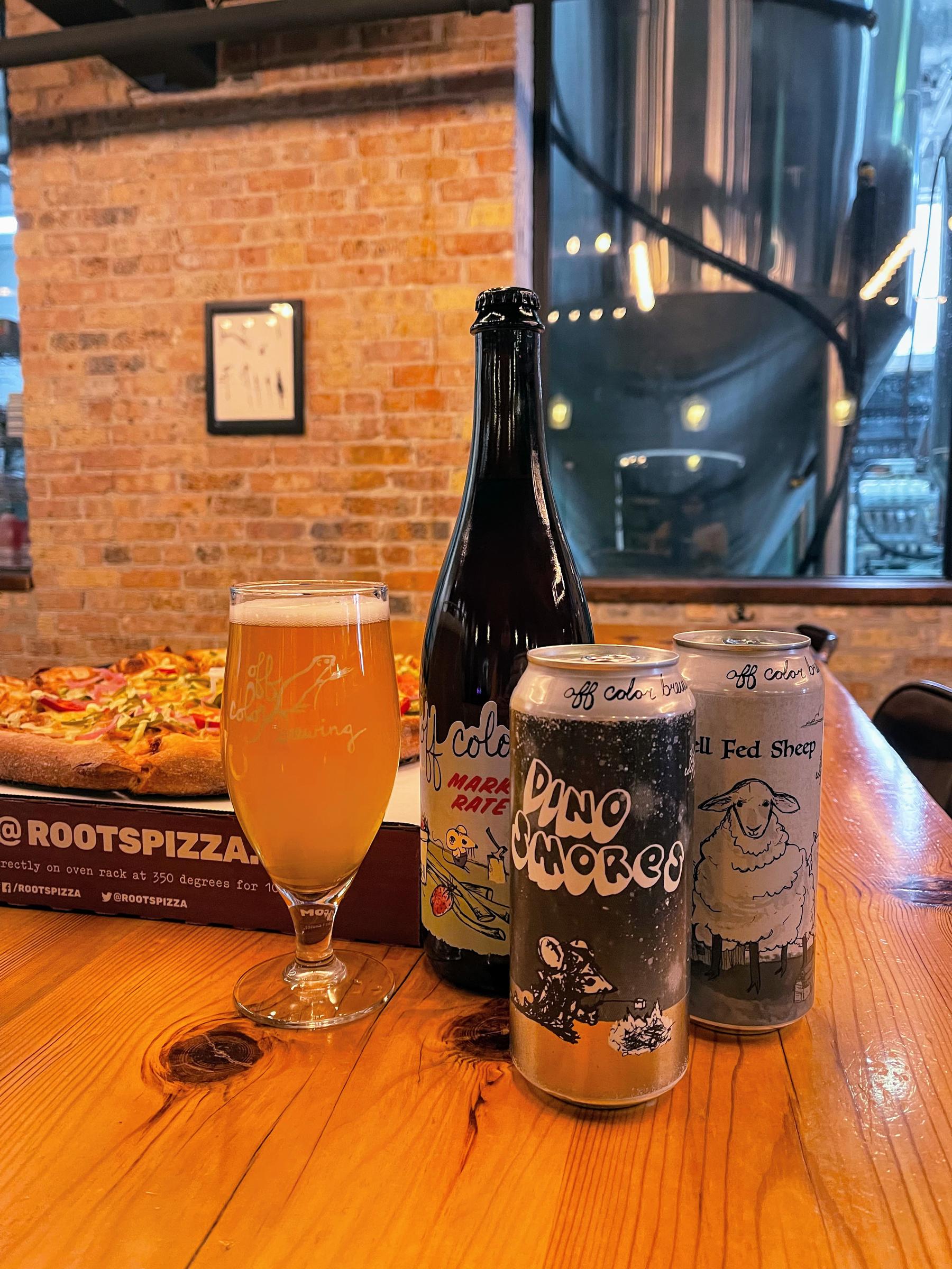 Image for Roots Pizza Kicks Off 2022 Beer Dinner Series with Off Color Brewing, March 30 and 31