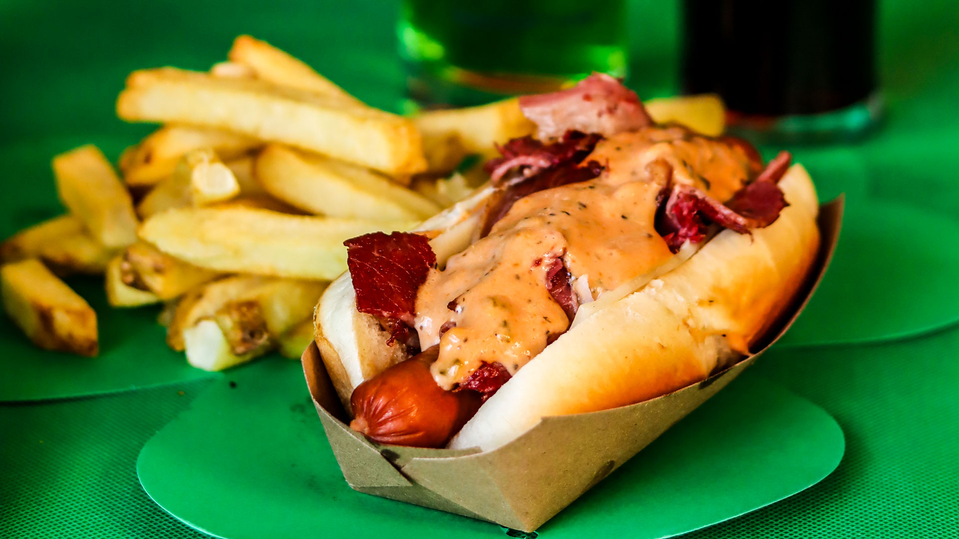 Kansas City Dog for Bitter Pops March Regional Hot Dog: Kansas City Dog/Reuben Dog