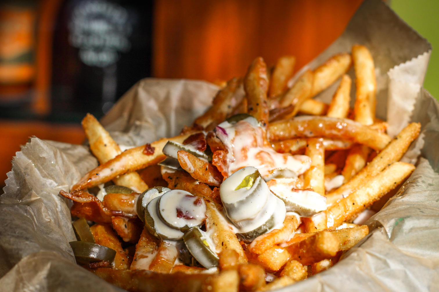 Loaded Crack Fries for HopCat Chicago's New Happy Hour Specials