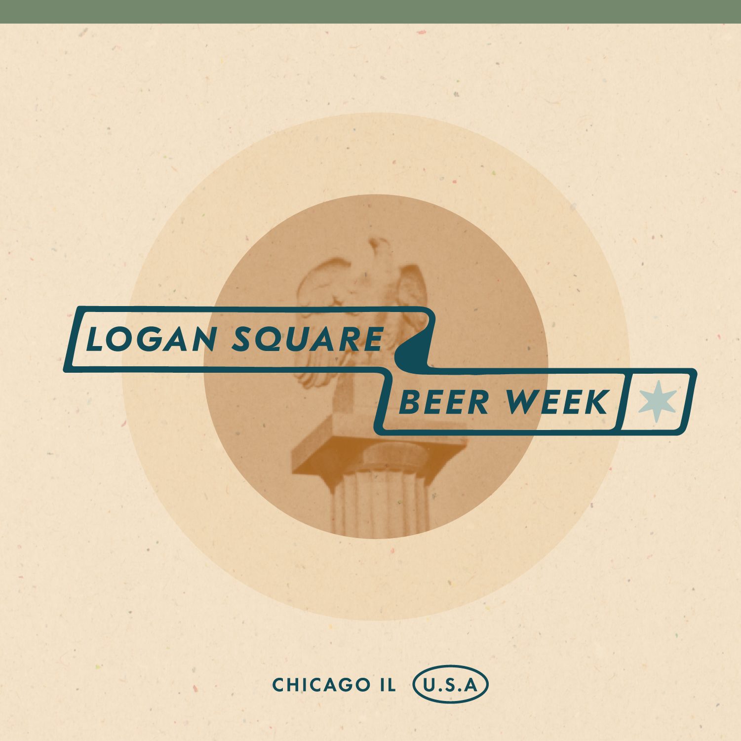 Logan Square Beer Week Logo for Union Logan Square Brings Together Neighborhood Beer Giants for Logan Square Beer Week, September 12 16
