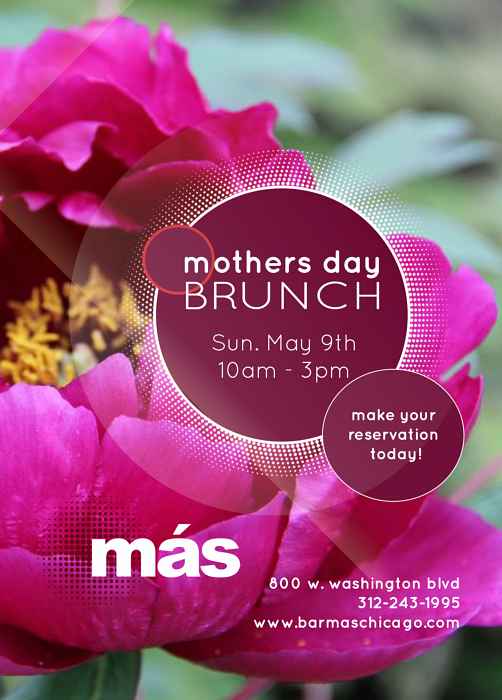 Mothers Day 2016 for Mothers Day Brunch at más