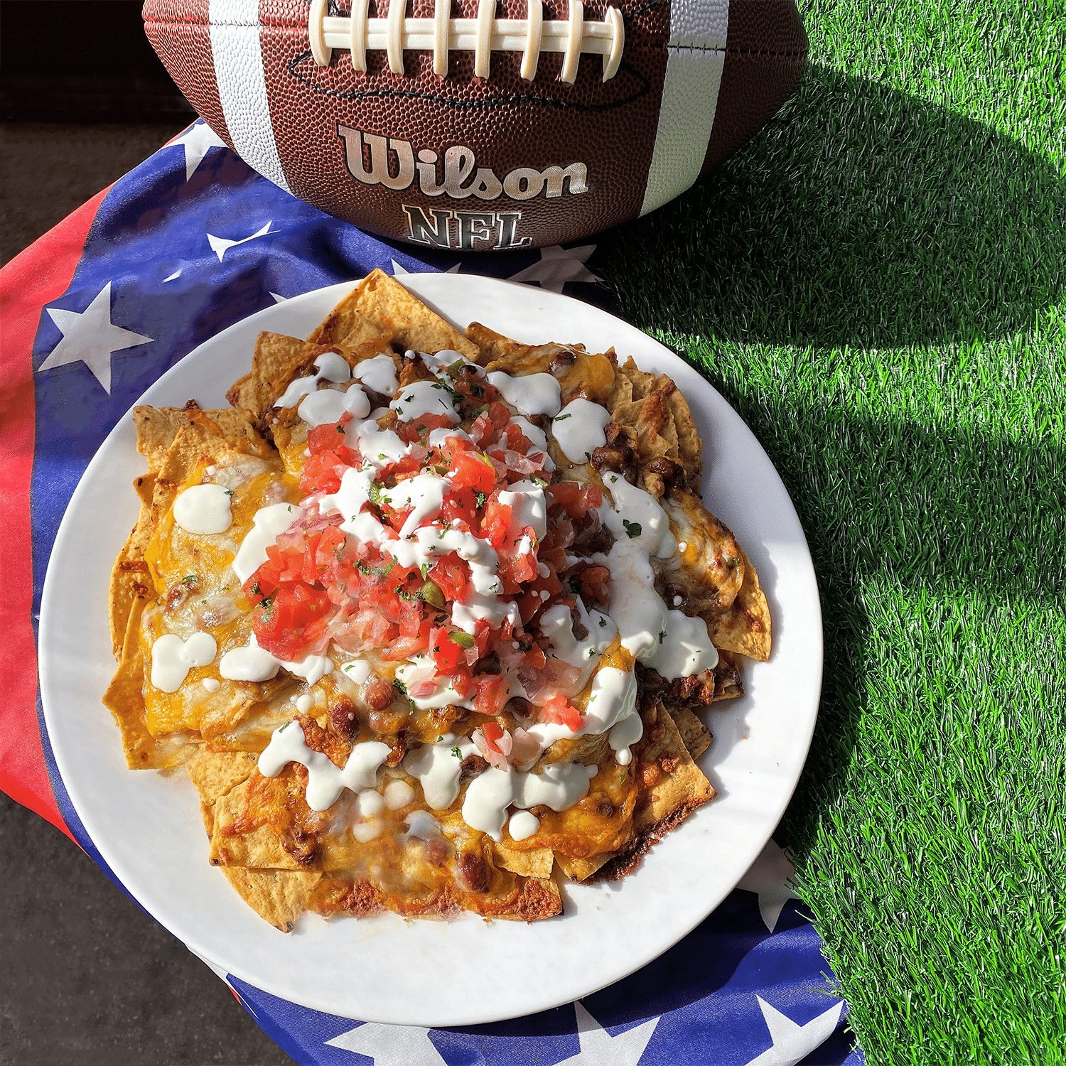 Nachos Super Bowl Final 2 4 22 for Big Game Sunday at Tuman’s Tap & Grill