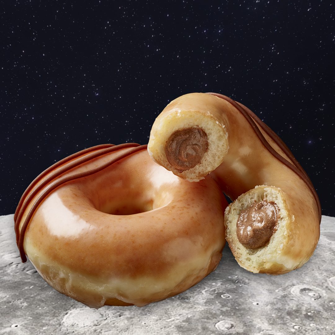 Og Filled Choc Lean for Krispy Kreme's NEW Original Filled Doughnut Now Available at Chicagoland Locations
