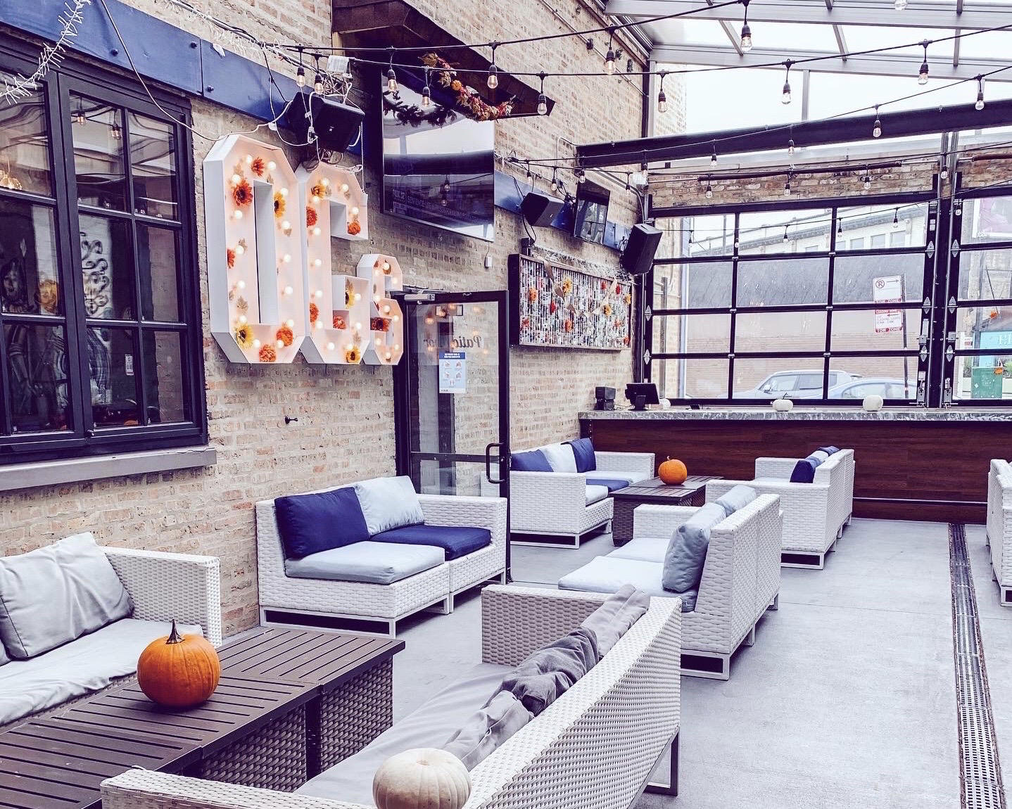 Old Grounds 2020 Patio 3 for New Winter Outdoor Dining Options in Chicago