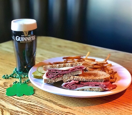 Pats Corned Beef With Beer 3 1 21 2 for St. Patrick's Specials at Tuman's Tap & Grill March 12 17