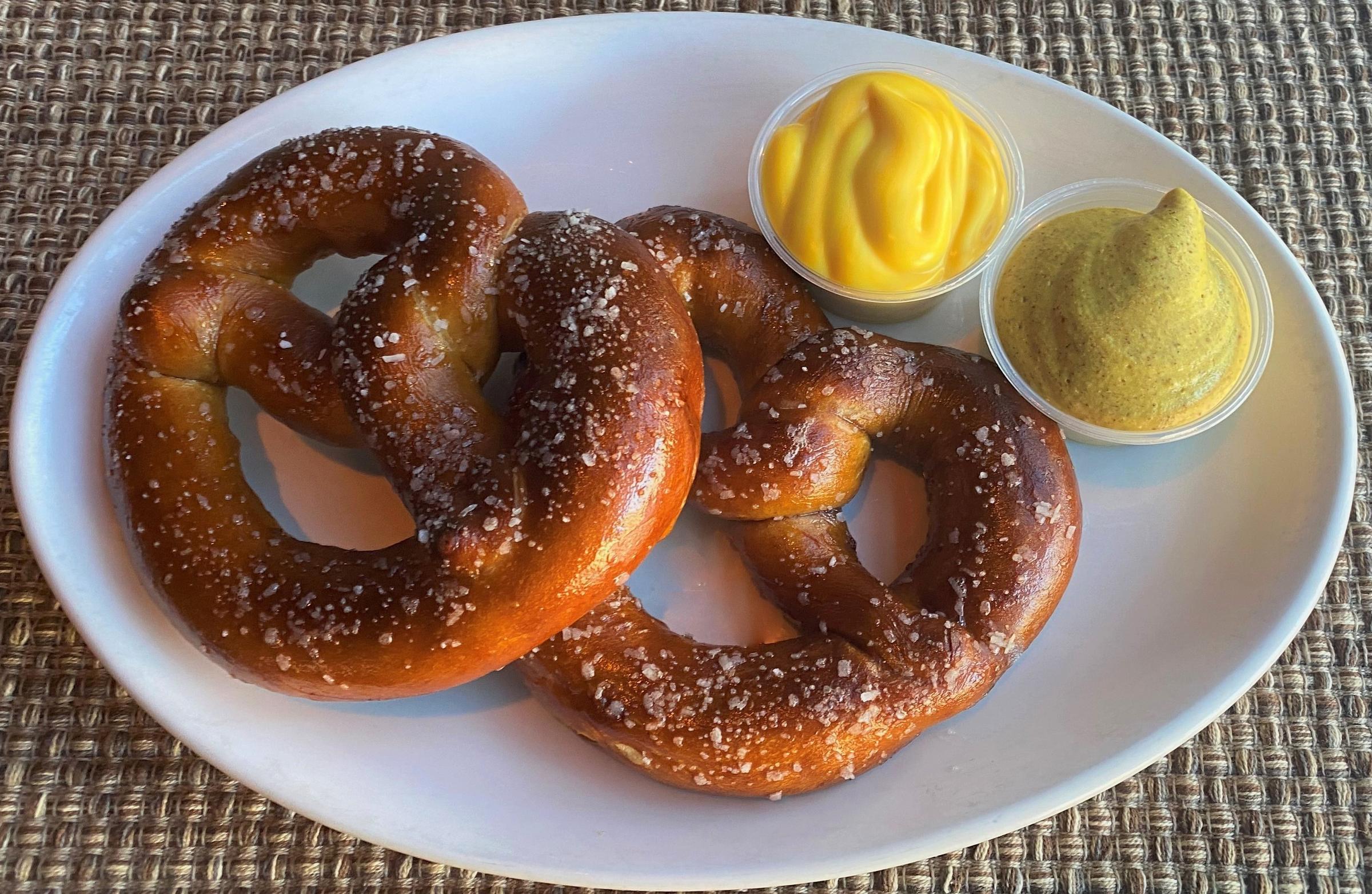 Pretzel Macs Two 1 21 21 5 for Oktoberfest at Mac’s Wood Grilled
