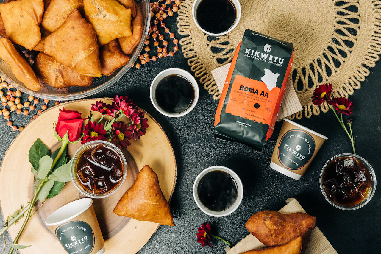 Product Display for Locally Owned, Family Operated Kikwetu Coffee Celebrates 10 Year Anniversary with Silver Room Pop up and Subscription Service