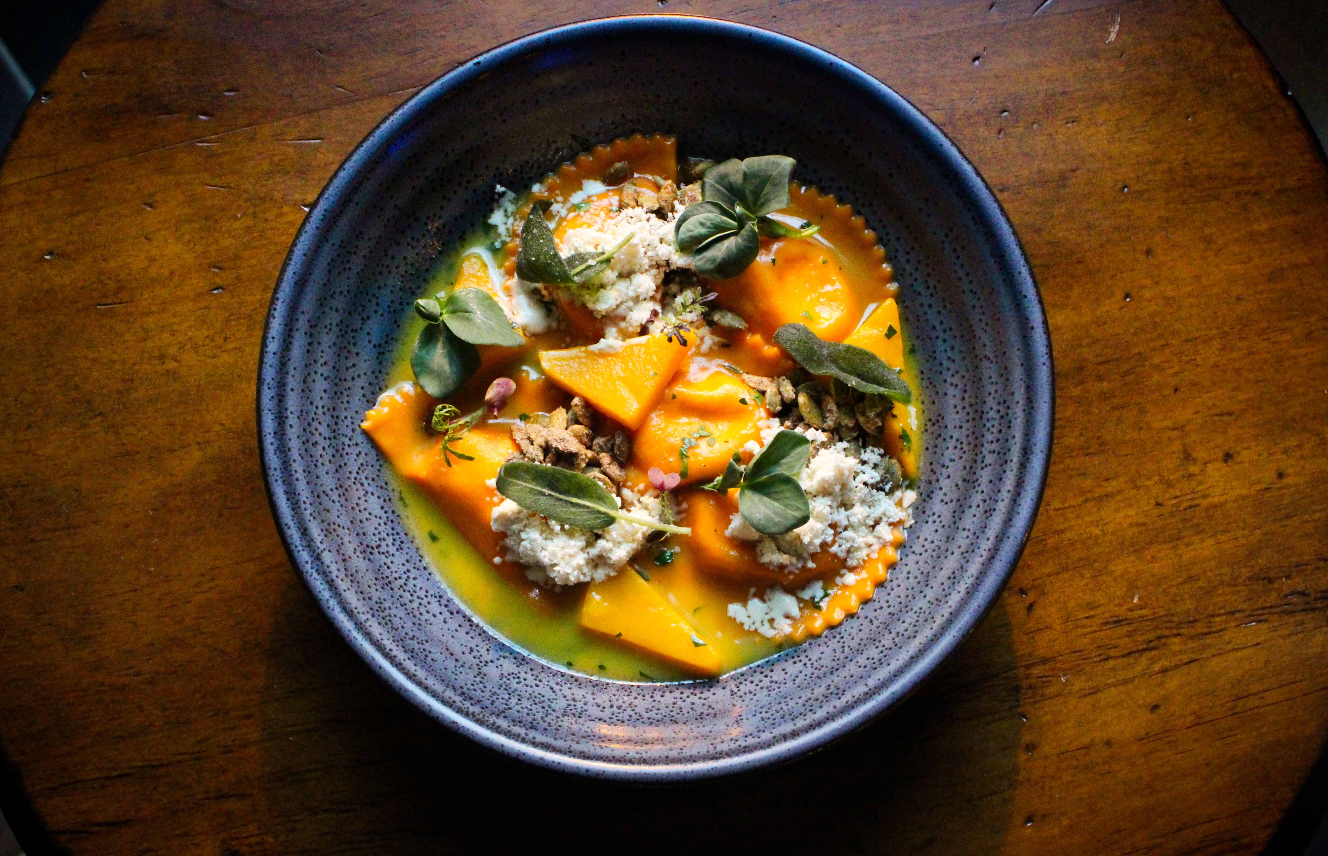 Pumpkin Pasta X 3 for Onward Hosts Pasta Cooking Class Series