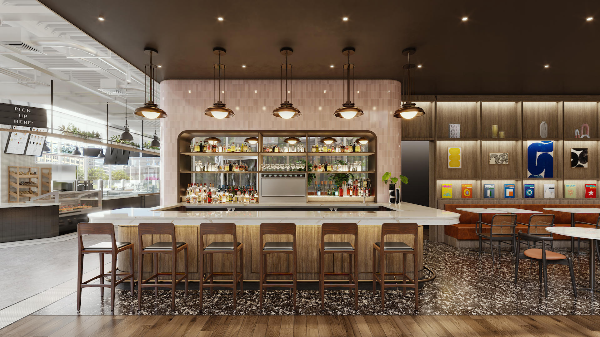 Restaurant Bar for Canal Street Market and Eatery + Afterbar Opening Late July in the Loop