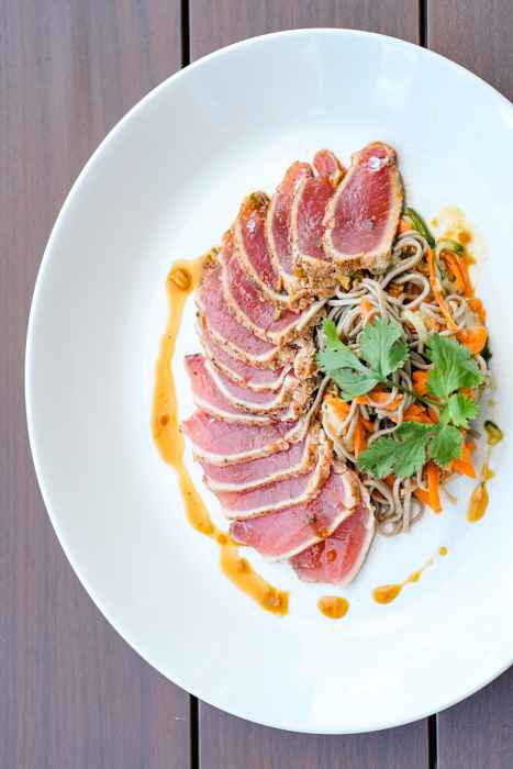Seared Ahi Tuna for Michael Jordan's Oak Brook Kicks Off Holiday Shopping with Signature Seafood Weekend November 23 24