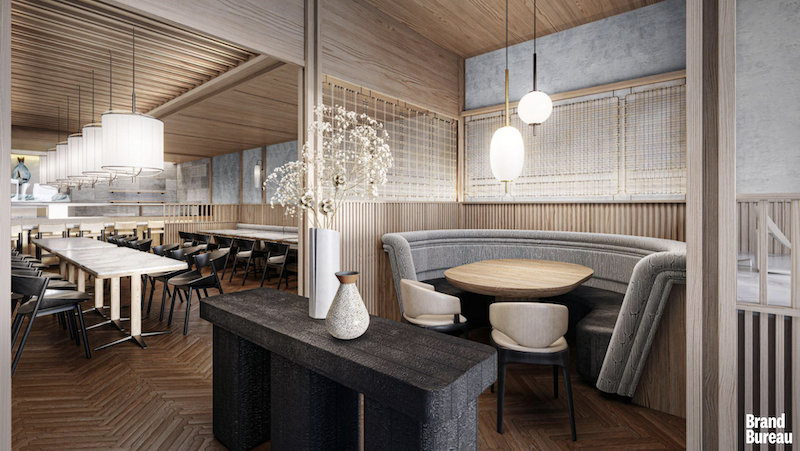 Southport Itoko Interior for Itoko by Boka Restaurant Group Opening Fall 2022