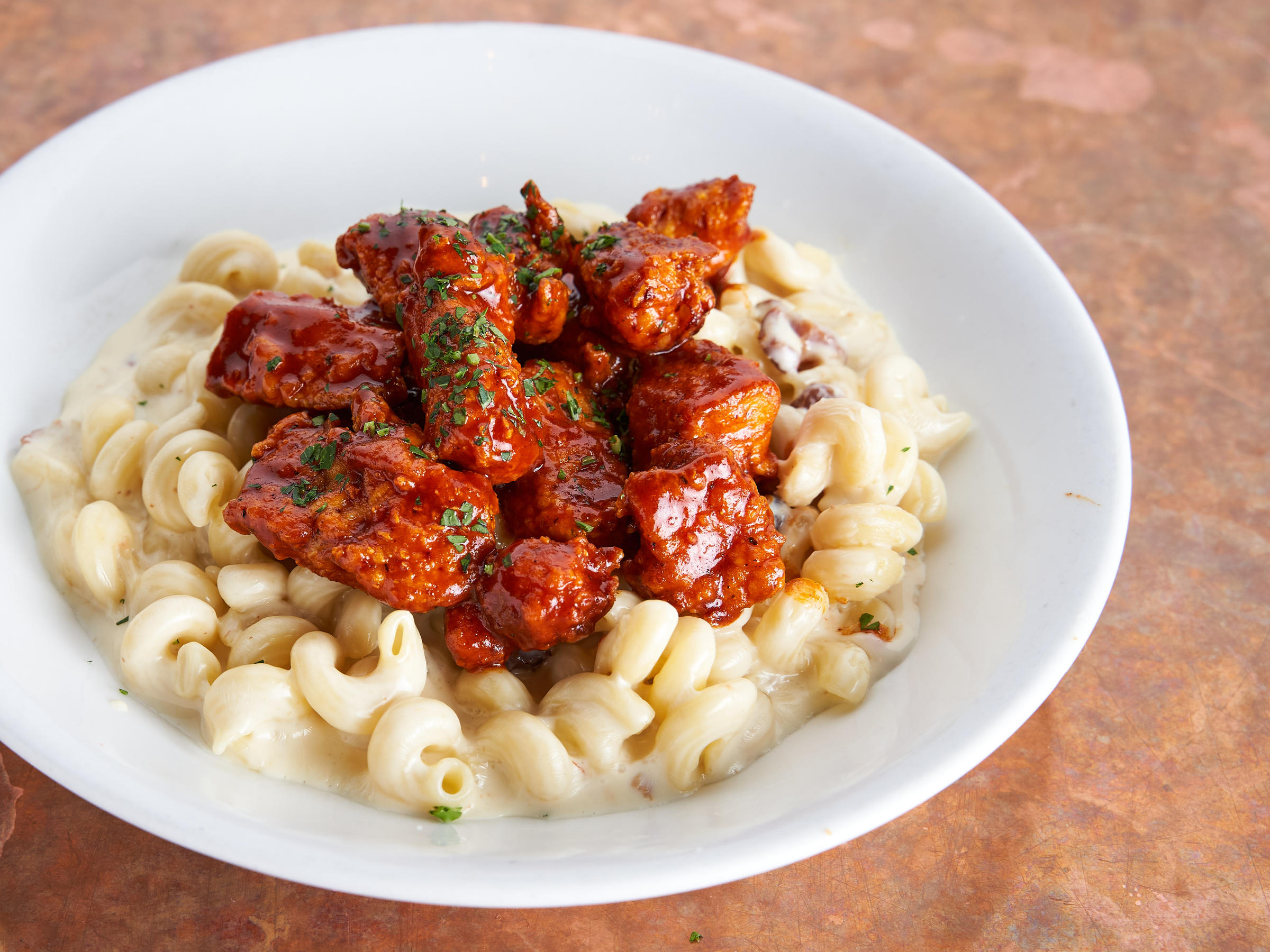 Spicy Chicken Mac Ncheese 048 2 for September Activations at City Works Eatery & Pour House: Football Season, National Chicken Month & Oktoberfest